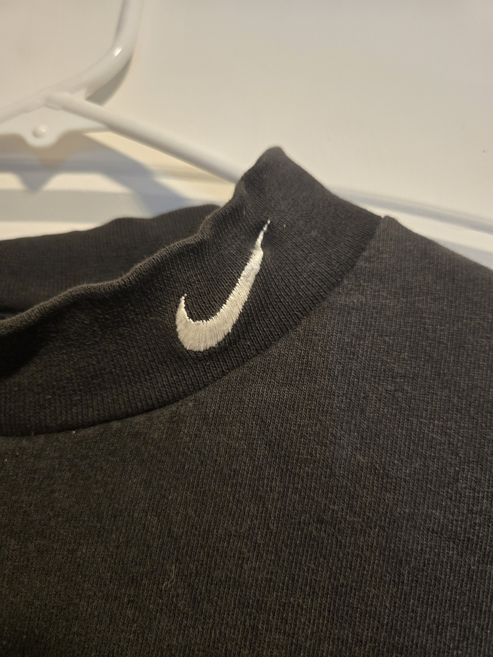 Vintage 90s Nike USA Mock Neck Long Sleeve Tee Tshirt